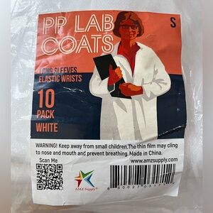 Lab Coats - White - Pack of 8